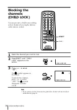 Предварительный просмотр 18 страницы Sony Trinitron KV-XG25 Operating Instructions Manual