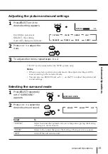 Предварительный просмотр 15 страницы Sony Trinitron KV-XG29 Operating Instructions Manual