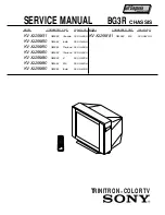 Предварительный просмотр 2 страницы Sony TRINITRON KV-XJ29M31 Service Manual