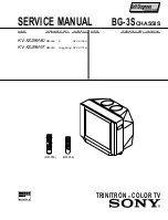 Preview for 1 page of Sony TRINITRON KV-XS29M80 Service Manual