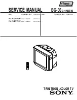 Preview for 1 page of Sony TRINITRON KV-XS29N90 Service Manual