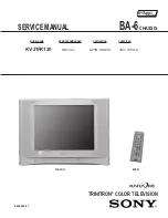 Предварительный просмотр 2 страницы Sony TRINITRON RM-Y194 Service Manual