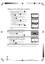 Предварительный просмотр 6 страницы Sony Trinitron WEGA KV-AZ21 Operating Instructions Manual