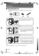 Preview for 4 page of Sony Trinitron WEGA KV-SW292 Operating Instructions Manual