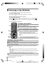 Preview for 12 page of Sony Trinitron WEGA KV-SW292 Operating Instructions Manual