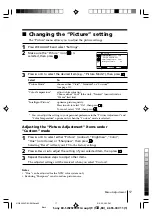 Preview for 17 page of Sony Trinitron WEGA KV-SW292 Operating Instructions Manual