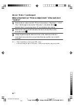 Preview for 29 page of Sony Trinitron WEGA KV-SZ292 Operating Instructions Manual