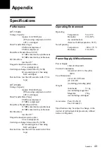 Preview for 43 page of Sony TSL-SA500C User Manual