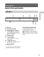 Preview for 11 page of Sony UHP-H1 Operating Instructions Manual