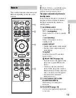 Preview for 13 page of Sony UHP-H1 Operating Instructions Manual