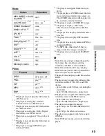 Preview for 45 page of Sony UHP-H1 Operating Instructions Manual