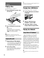 Preview for 61 page of Sony UHP-H1 Operating Instructions Manual