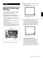 Preview for 21 page of Sony UP-20 Instructions For Use Manual