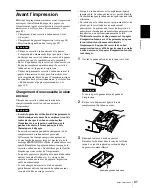 Preview for 87 page of Sony UP-20 Instructions For Use Manual