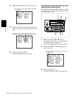 Preview for 174 page of Sony UP-20 Instructions For Use Manual