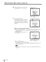 Предварительный просмотр 42 страницы Sony UP-2100 Operating Instructions Manual