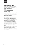 Предварительный просмотр 2 страницы Sony UP-2300 Operating Instructions Manual