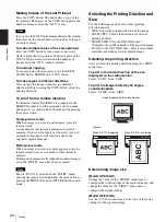 Предварительный просмотр 24 страницы Sony UP-970AD Instructions For Use Manual