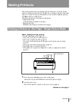 Предварительный просмотр 61 страницы Sony UP-980 User Manual