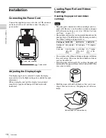 Предварительный просмотр 10 страницы Sony UP-CR10L Operating Instructions Manual