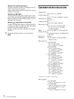 Предварительный просмотр 72 страницы Sony UP-CR25L Owner'S Manual