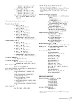 Предварительный просмотр 73 страницы Sony UP-CR25L Owner'S Manual