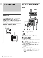 Preview for 4 page of Sony UP-CX1 series Operating Instructions Manual