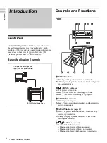 Preview for 4 page of Sony UP-CX2 Operating Instructions Manual