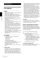 Preview for 12 page of Sony UP-D21MD Instructions For Use Manual