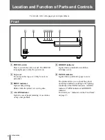 Предварительный просмотр 8 страницы Sony UP-D2500 Instructions For Use Manual