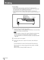 Предварительный просмотр 20 страницы Sony UP-D2500 Instructions For Use Manual