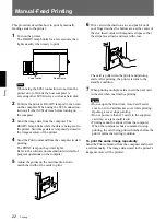 Предварительный просмотр 22 страницы Sony UP-D6300 Operating Instructions Manual