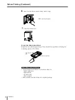 Предварительный просмотр 16 страницы Sony UP-D70A Series Operating Instructions Manual