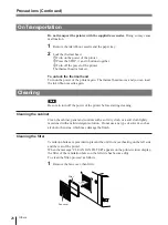 Предварительный просмотр 28 страницы Sony UP-D70A Series Operating Instructions Manual