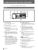 Предварительный просмотр 6 страницы Sony UP-D70XR Instructions For Use Manual