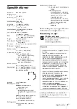 Preview for 101 page of Sony UP-D711MD Manual