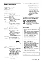 Preview for 109 page of Sony UP-D711MD Manual