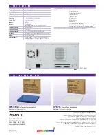 Preview for 4 page of Sony UP-D71XR Specifications