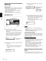 Preview for 12 page of Sony UP-D77MD Instructions For Use Manual