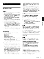 Preview for 17 page of Sony UP-D77MD Instructions For Use Manual