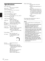 Preview for 22 page of Sony UP-D897 Instructions For Use Manual