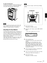 Preview for 21 page of Sony UP-DR150 Operating Instructions Manual