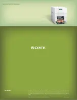 Предварительный просмотр 5 страницы Sony UP-DR150 Specifications