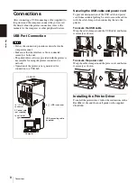 Предварительный просмотр 8 страницы Sony UP-DR200 Operating Instructions Manual