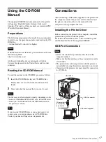 Preview for 17 page of Sony UP-DR250 Manual