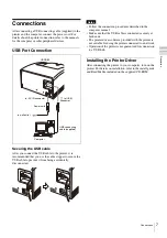 Предварительный просмотр 7 страницы Sony UP-DR80 Operating Instructions Manual