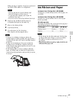 Preview for 25 page of Sony UP-DR80MD Instructions For Use Manual