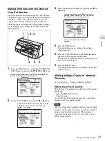 Предварительный просмотр 23 страницы Sony UP25MD Instructions For Use Manual