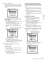 Предварительный просмотр 35 страницы Sony UP25MD Instructions For Use Manual