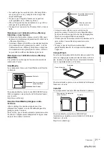 Preview for 47 page of Sony UPA-PC105 Operating Instructions Manual